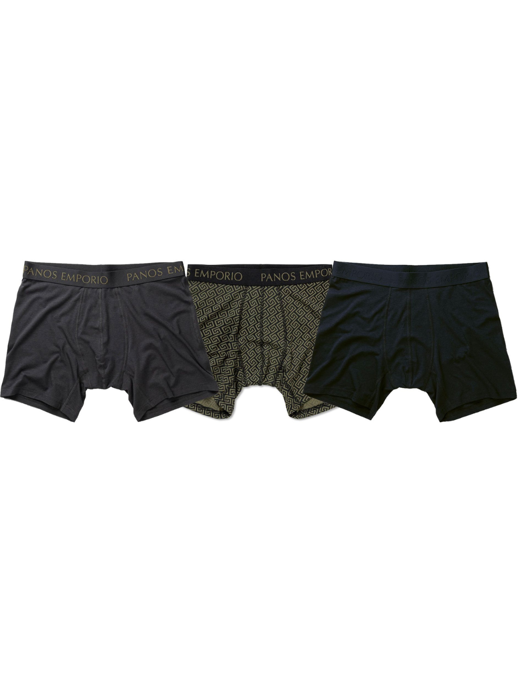 3-pack Dark Panos Emporio Bamboo boxershorts för honom