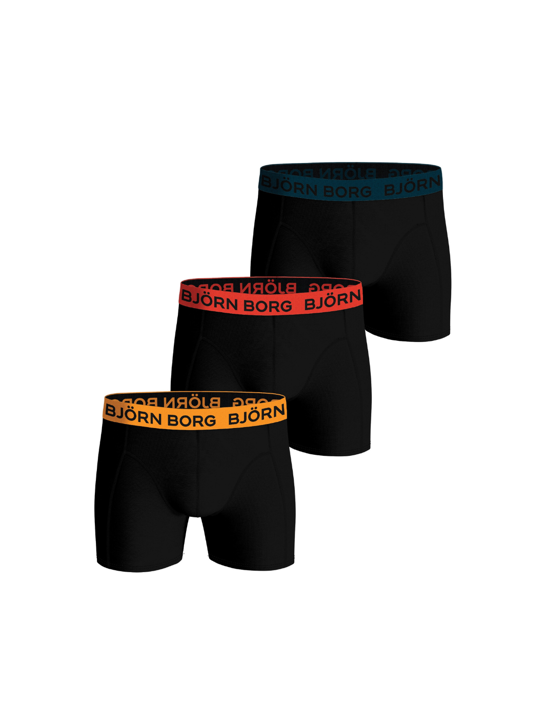 3-Pack Sort Björn Borg Essential Boxer Shorts