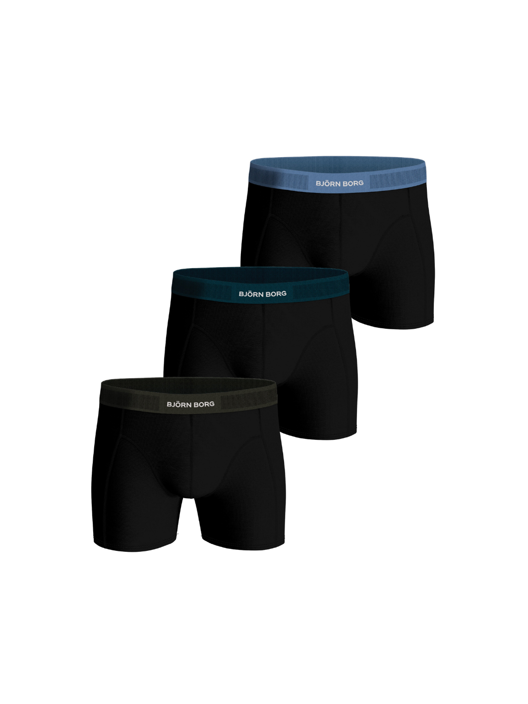 3-Pack Sort Björn Borg Premium Boxer Shorts