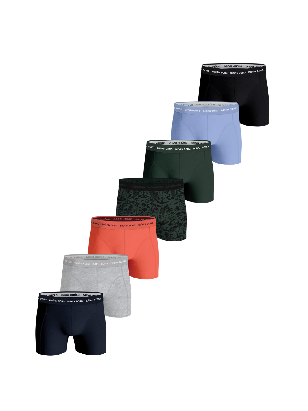 7-pack Björn Borg Flerfärgade boxershorts