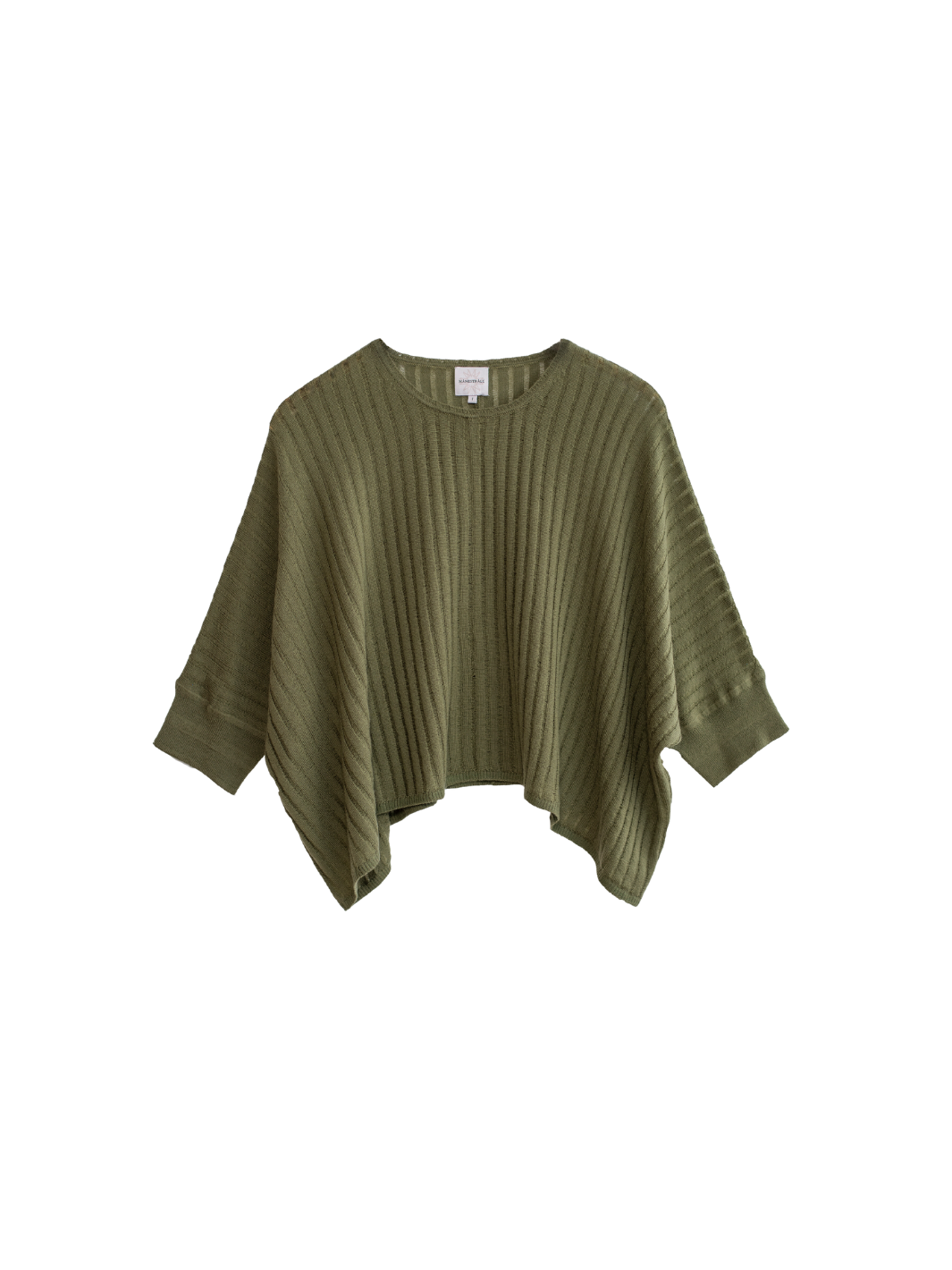 Armégrön Agnes Moonbeam Stickatd T-shirt