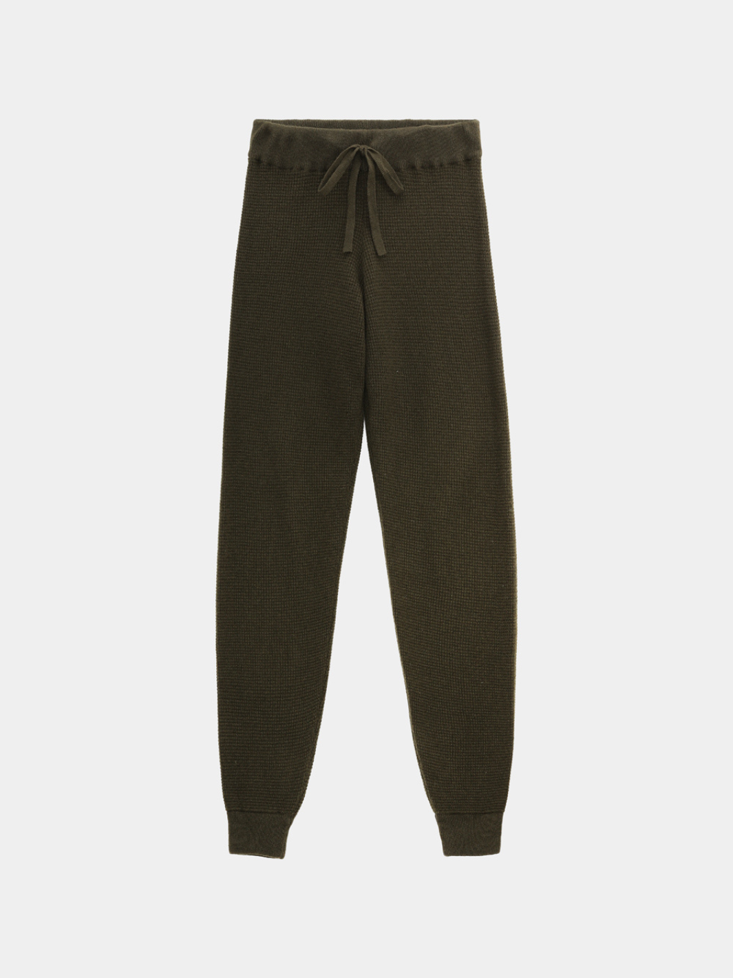 Armégröna Cleo Moonbeam Cashmere Stickatde Byxor