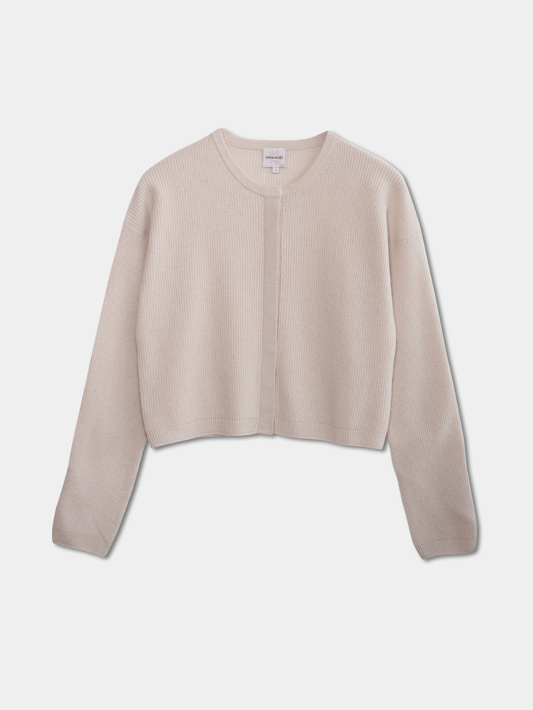 Beige Minna Moonbeam Cashmere Cardigan