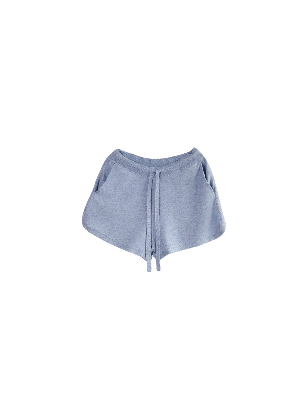 Blå Nina Moonbeam stickade shorts