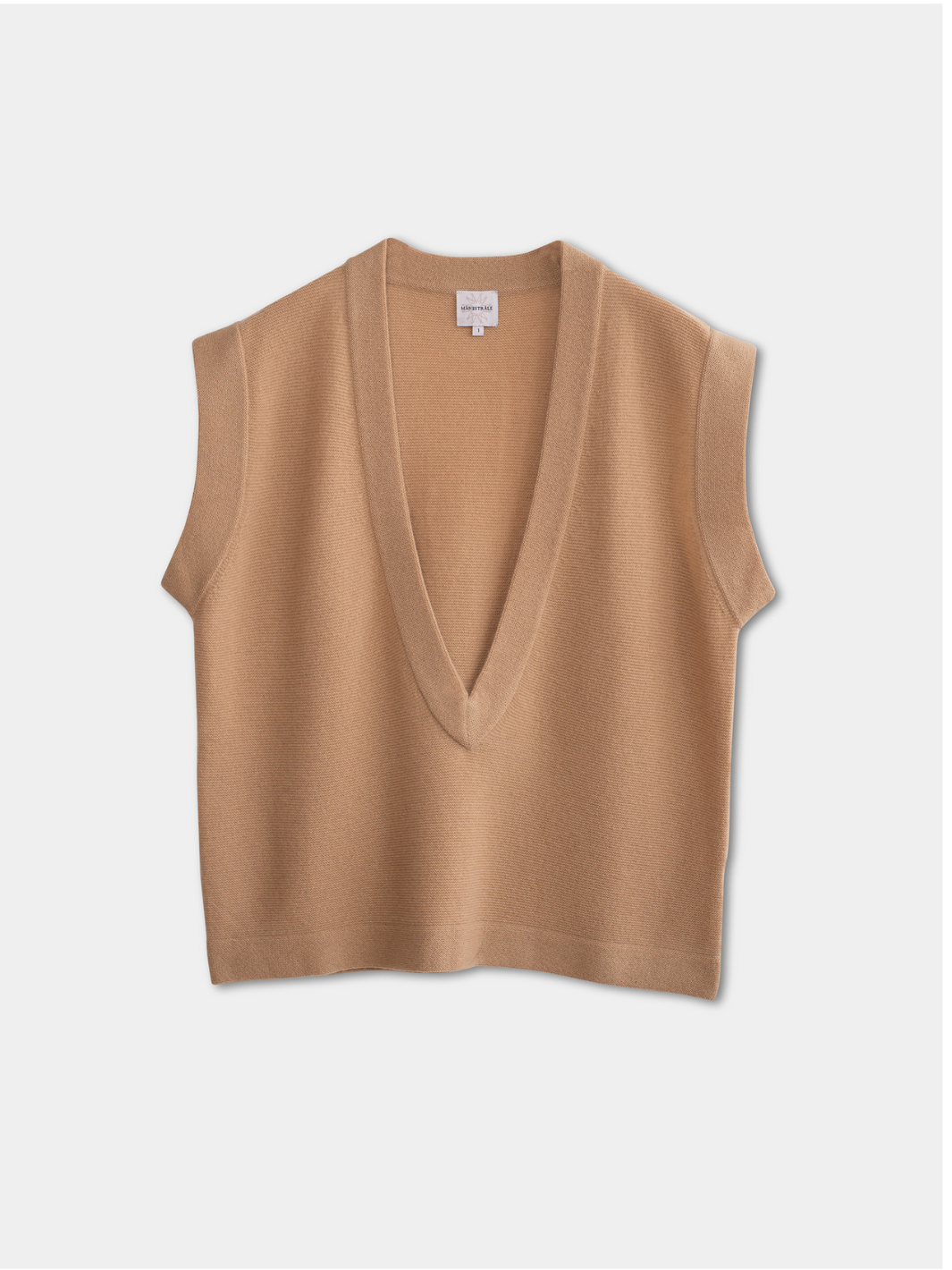 Camel Camille Moonbeam Cashmere Cardigan