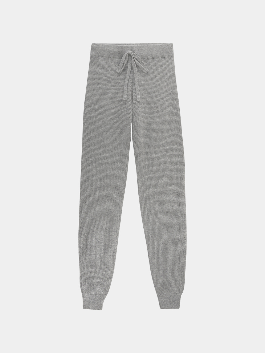 Ljusgrå Cleo Moonbeam Cashmere stickade byxor