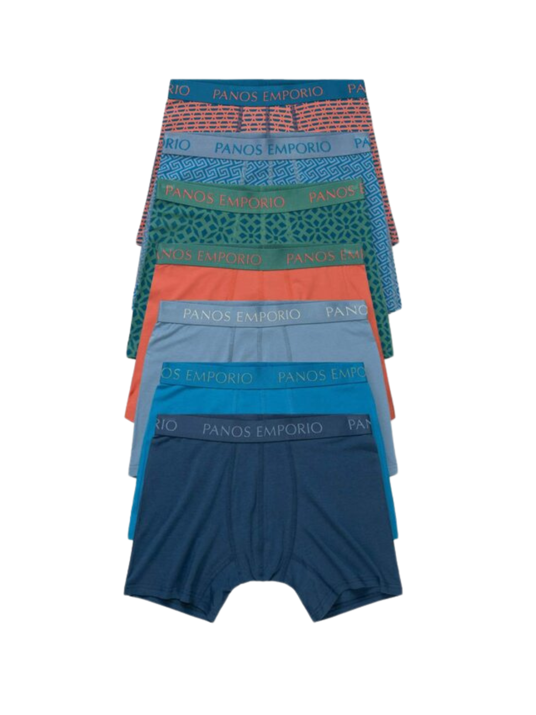 Multi 7-Pack Panos Emporio Bamboo boxershorts för honom