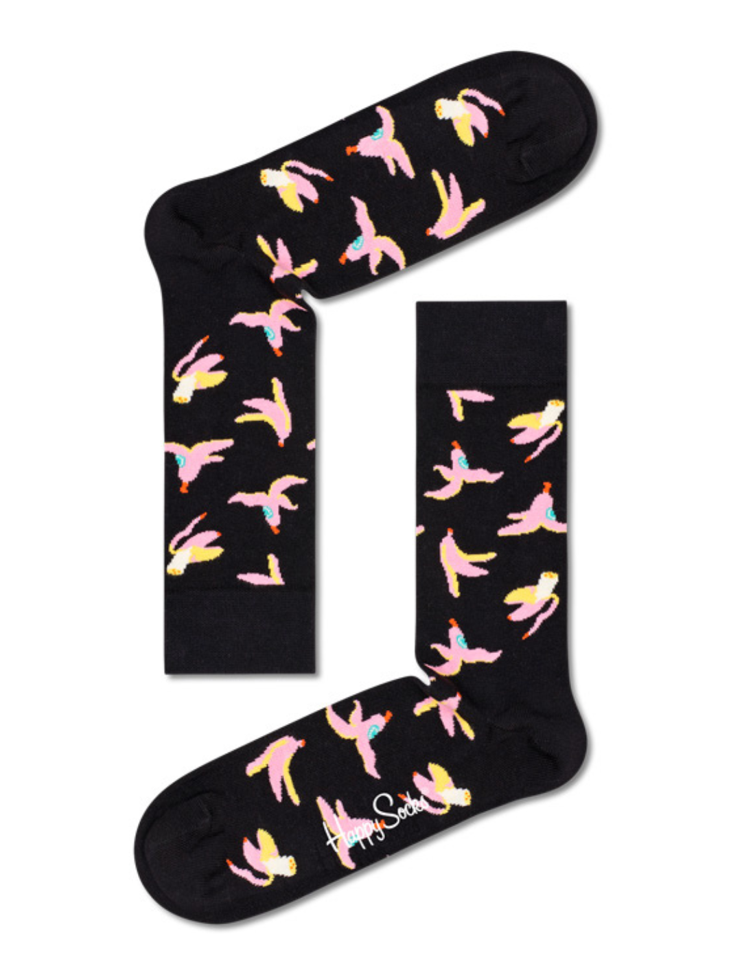 Svarta mäns Happy Socks med bananer för honom
