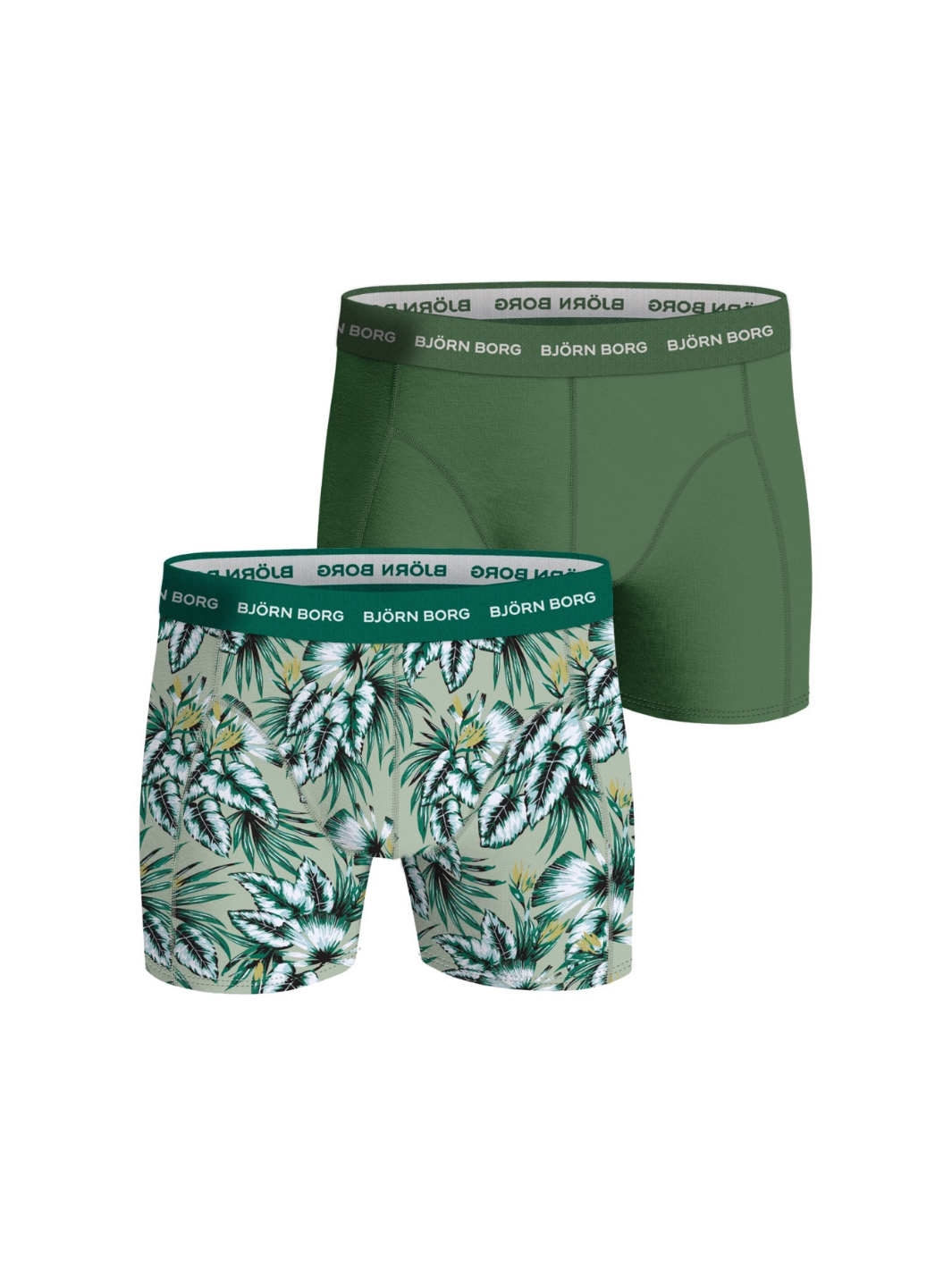 Björn Borg 2-Pack 10002881-MP003 farverige boxershorts til mænd - Komfortabelt og slidstærkt undertøj