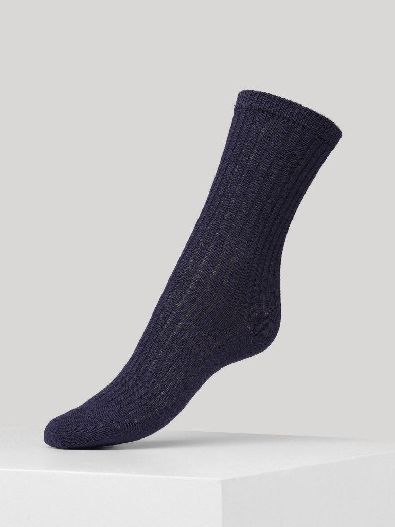 Ensfarvet Mørkeblå Dear Denier Cashmere Strømpe 36 - 38 Dear Denier