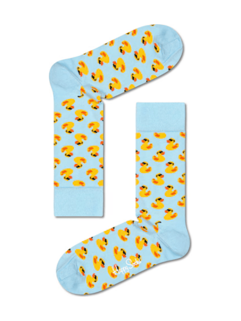 Happy Socks Rubber Duck I Lyseblå 36 - 40 Happy Socks