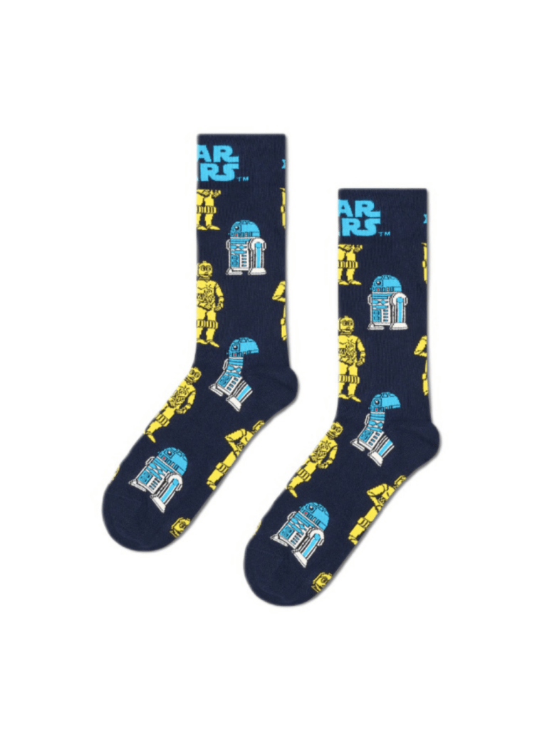 Happy Socks STAR WARS R2 - D2 Og C - 3PO Strømpe Til Ham 41 - 46 Happy Socks