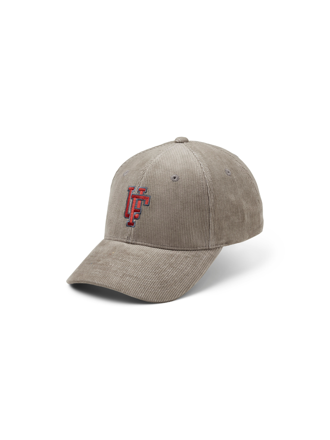 Beige Spinback Upfront Velvet Cap