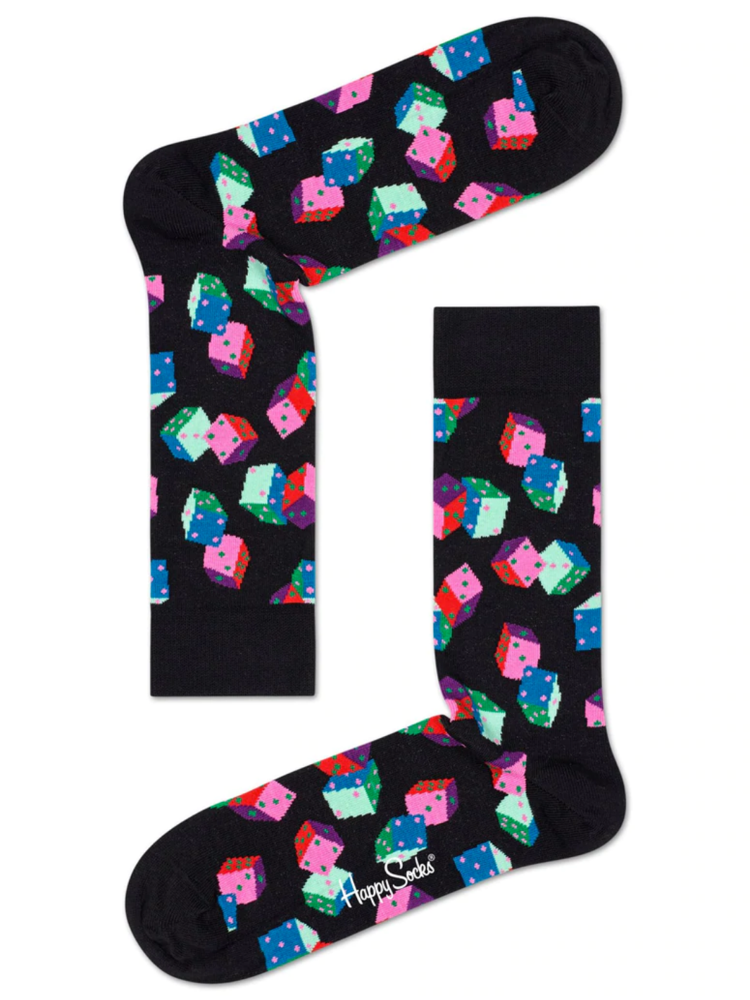 Svarta Happy Socks Cube Socks för honom & henne
