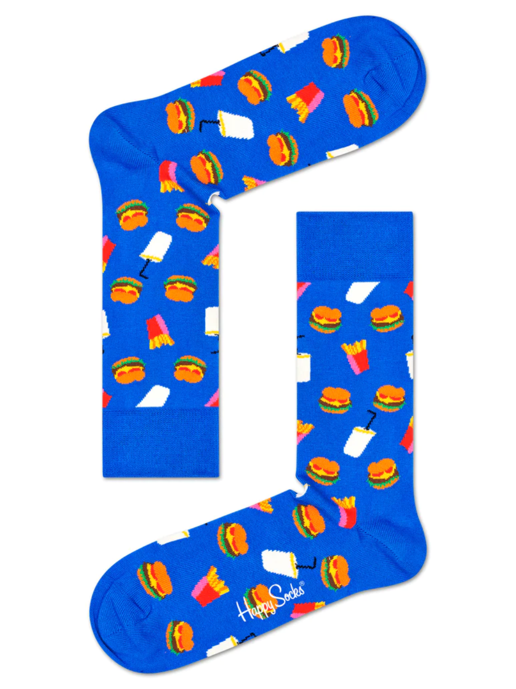 Koboltblå Happy Socks Hamburgersocka för honom
