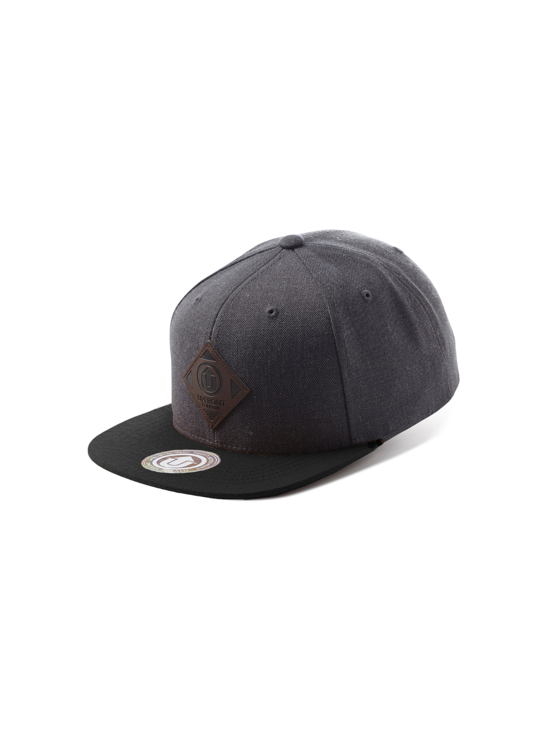 Charcoal Upfront Snapback Cap