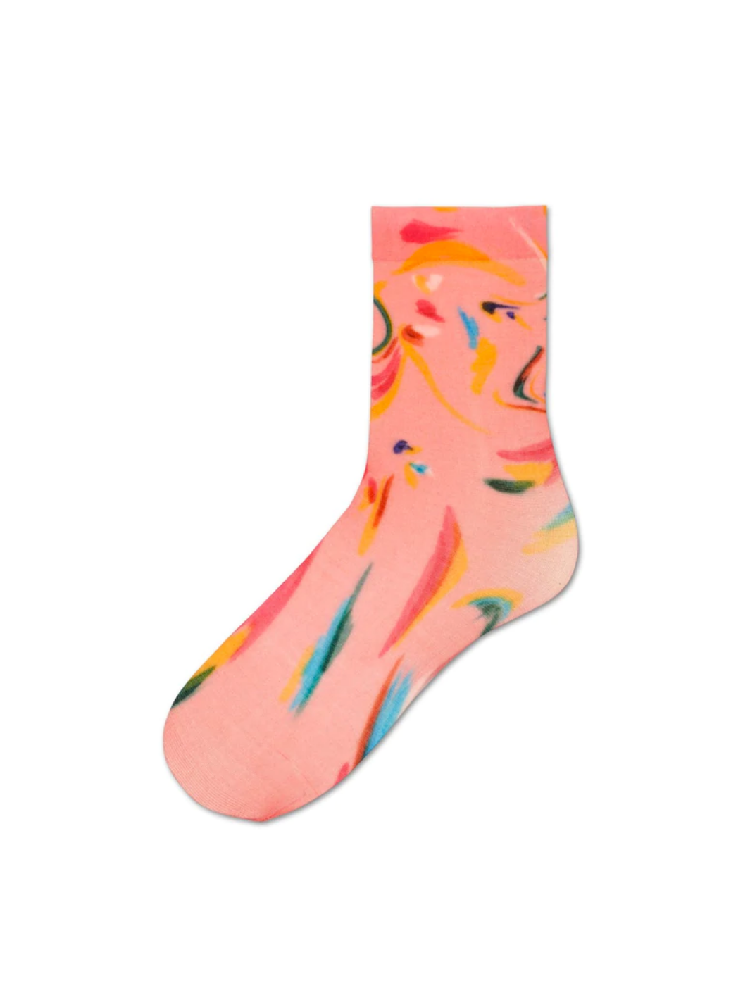 Rosa Hysteriaa Mia Ankel Sock