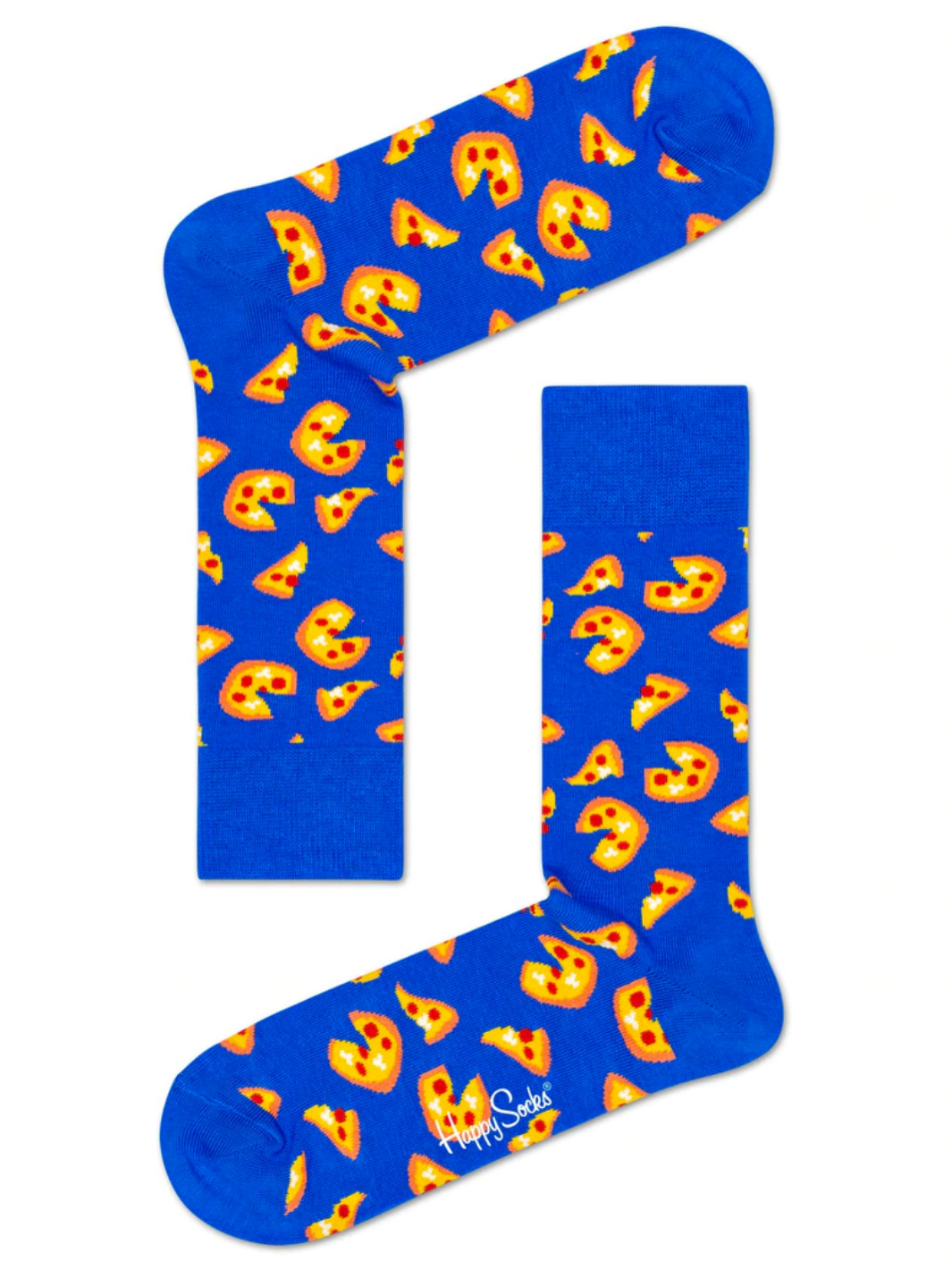 Koboltblå Happy Socks Pizzasocka för honom