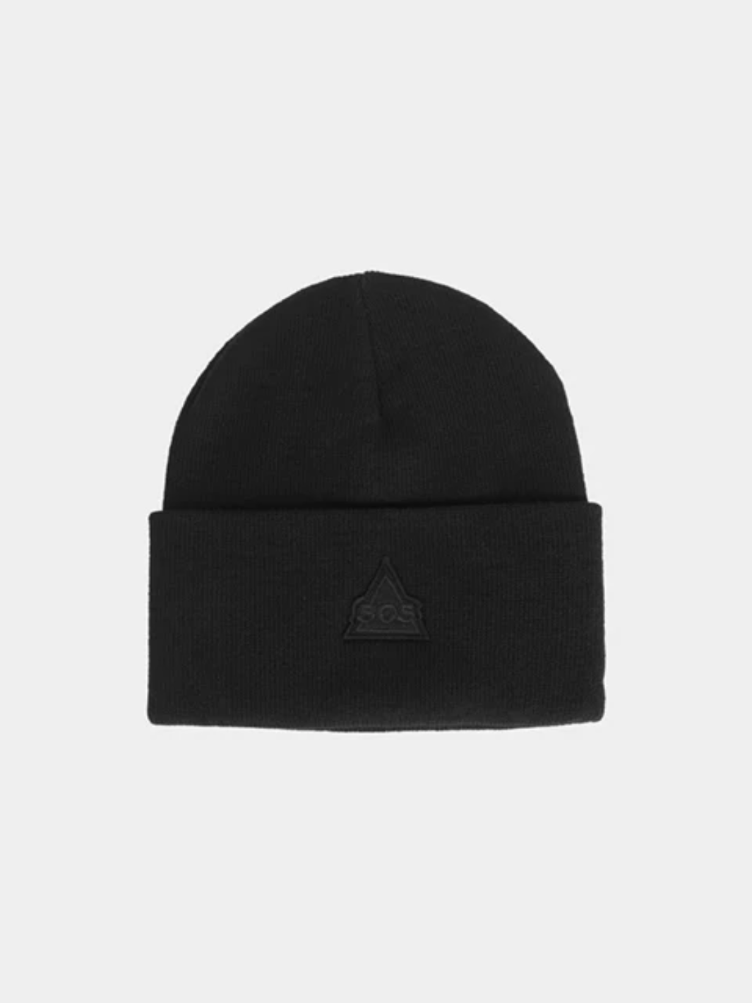 Stickatd svart SOS Logo Hat