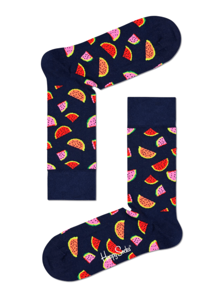 Mørkeblå Happy Socks Vandmelon Sok Til Ham 41 - 46 Happy Socks