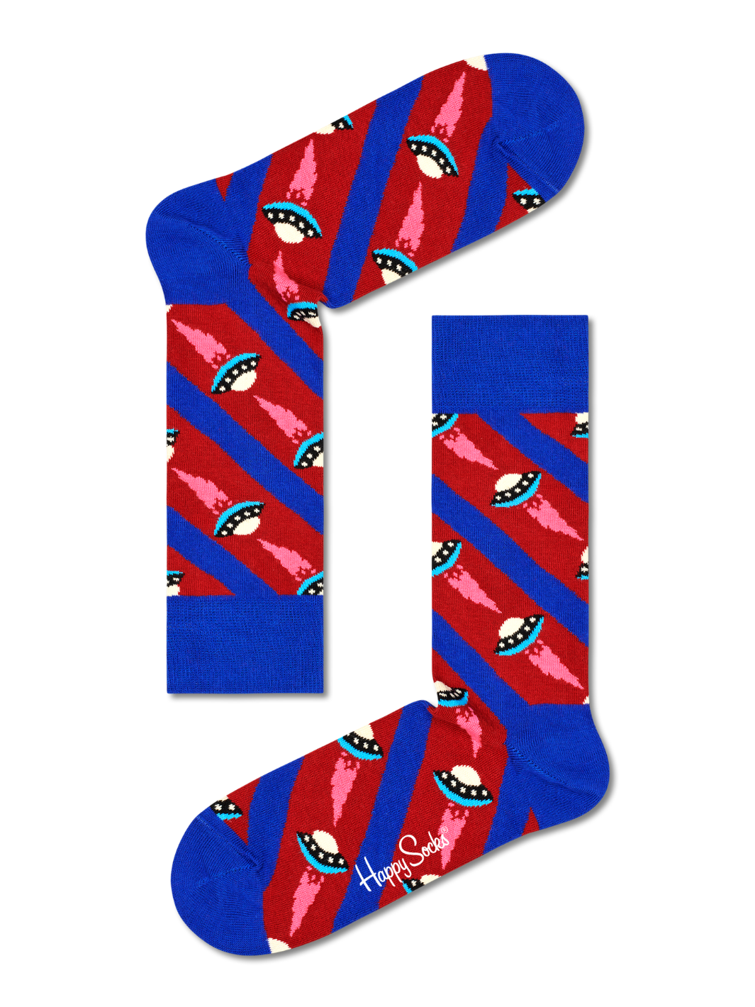 4-pack Happy Socks presentförpackning i blå färger