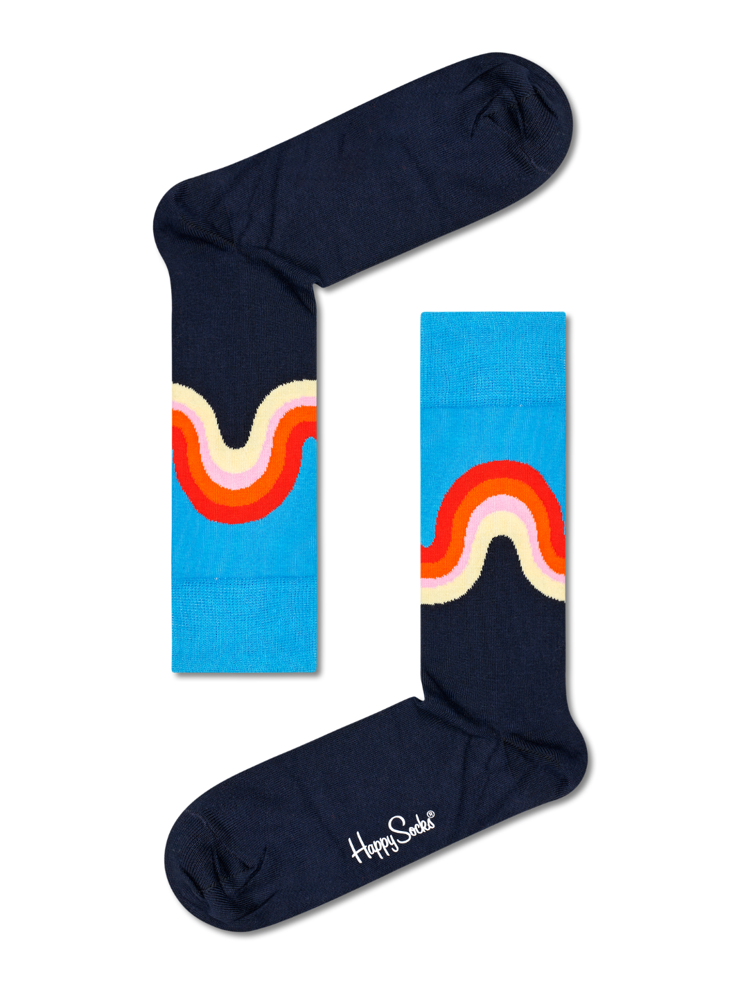 4-pack Happy Socks presentförpackning i blå färger