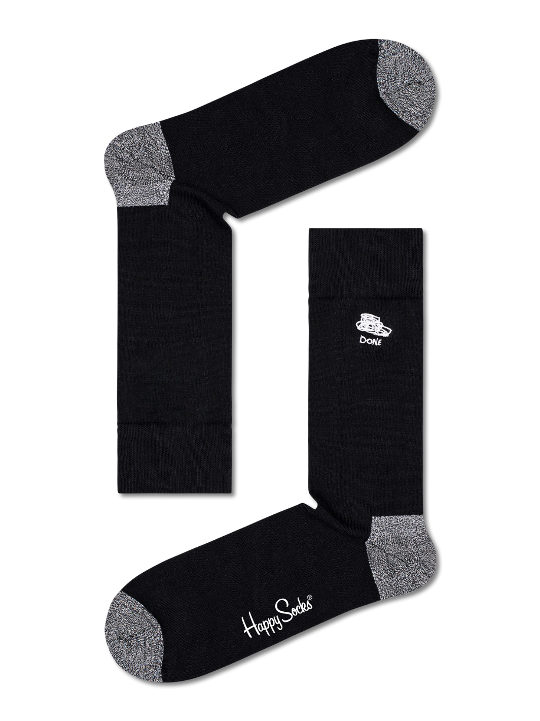 4-pack Happy Socks Svart/Vit presentförpackning för henne
