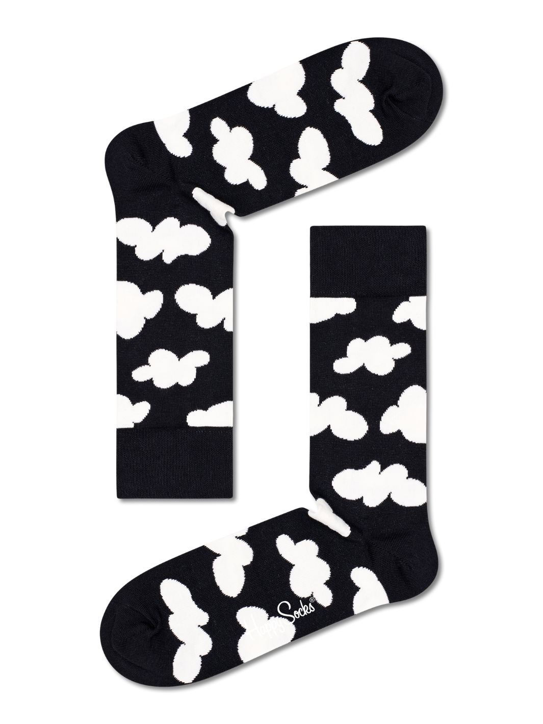 4-pack Happy Socks Svart/Vit presentförpackning för henne