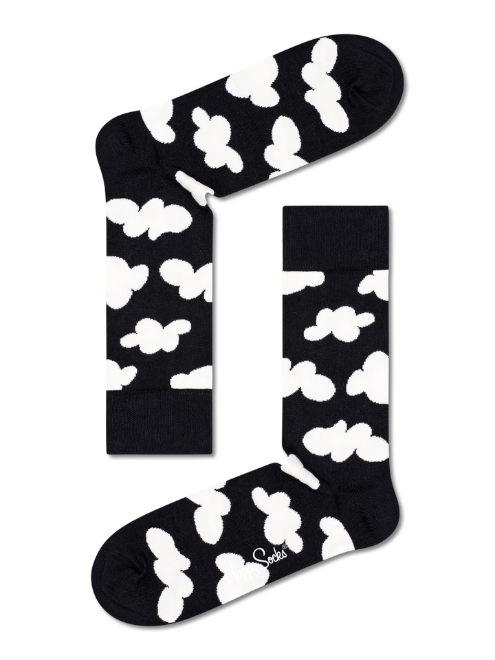 4-pack Happy Socks Svart/Vit presentförpackning för henne