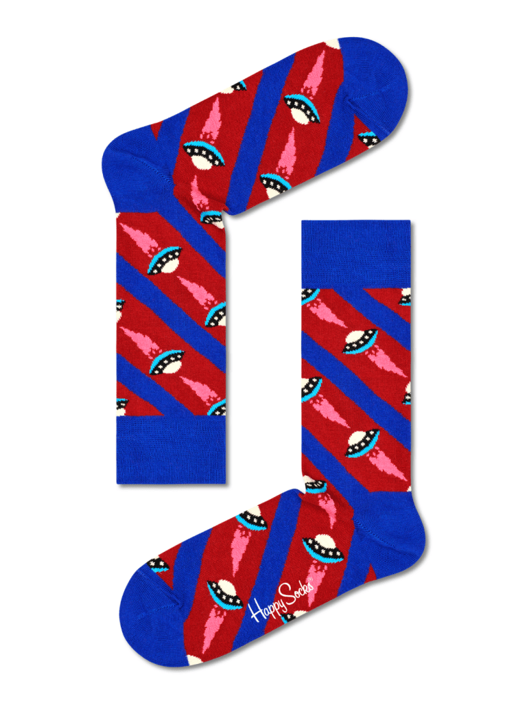 4 - Pack Happy Socks Gaveæske I Blå Farver 36 - 40 Happy Socks