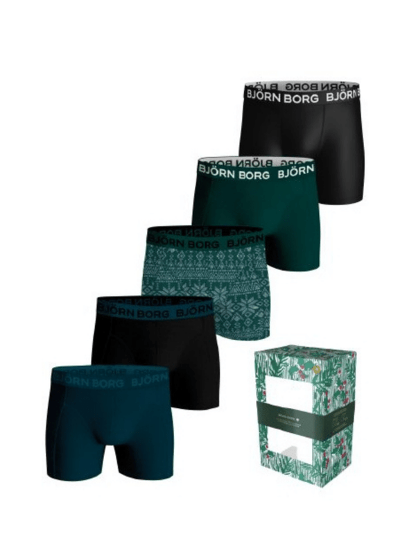 5 - Pack Björn Borg Cotton Stretch Boxer Shorts S Björn Borg