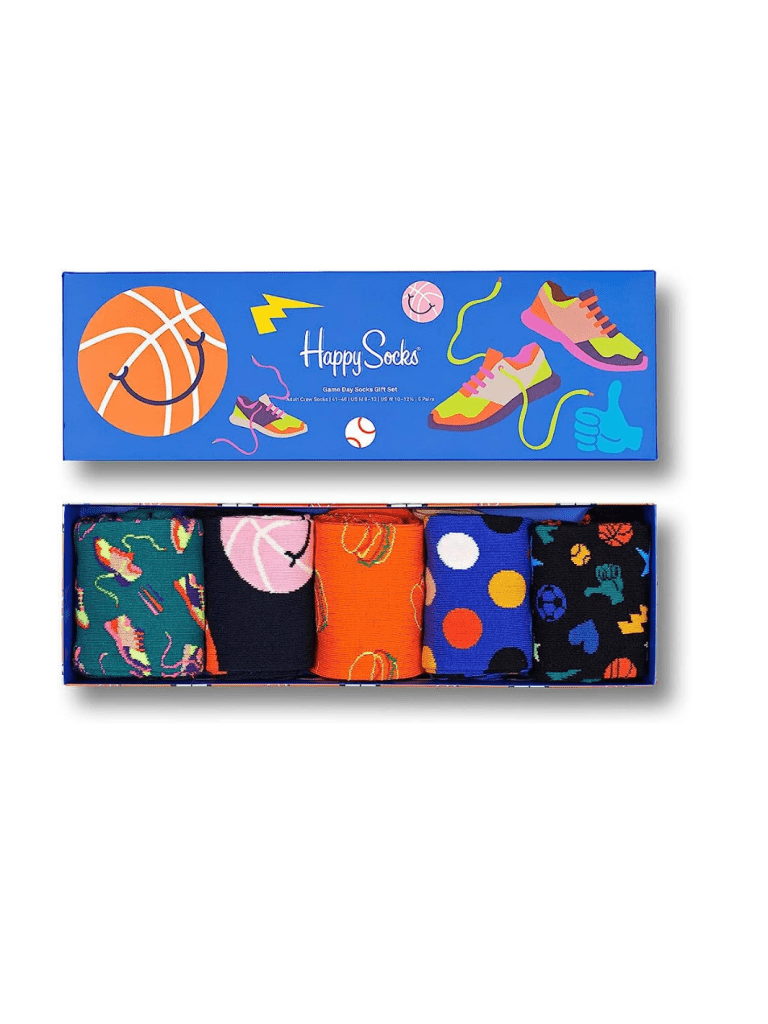 5 - Pack Happy Socks Gamer Gaveæske Til Ham 41 - 46 Happy Socks