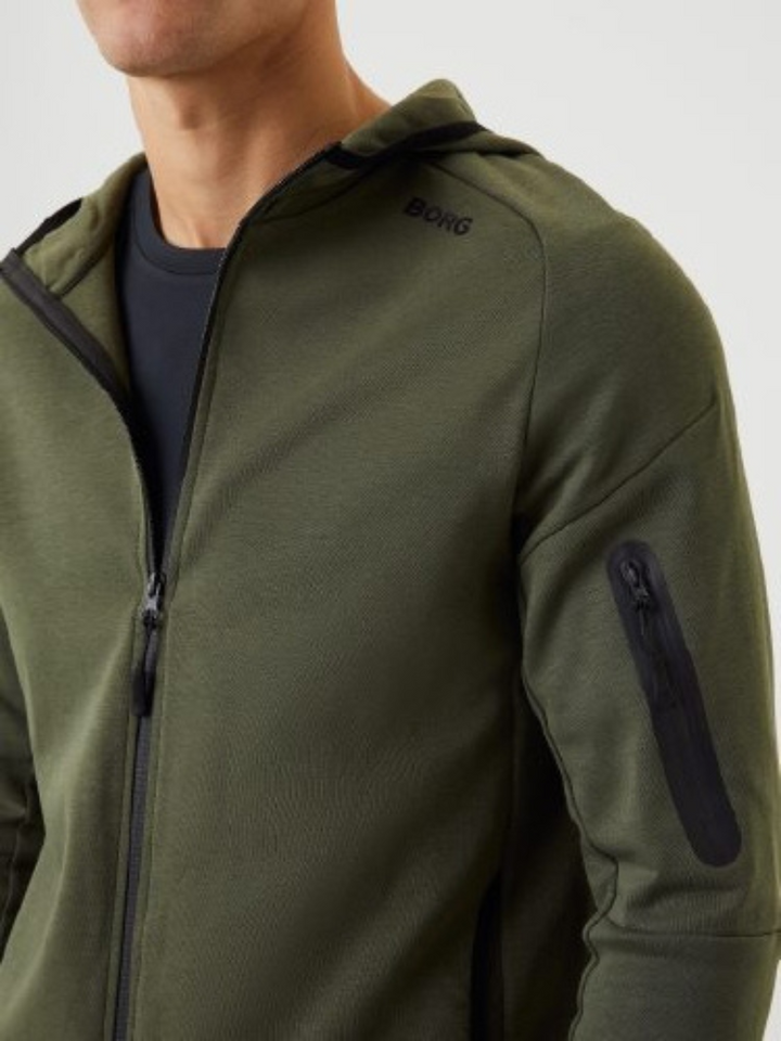 Armygrøn Björn Borg Performance Hoodie