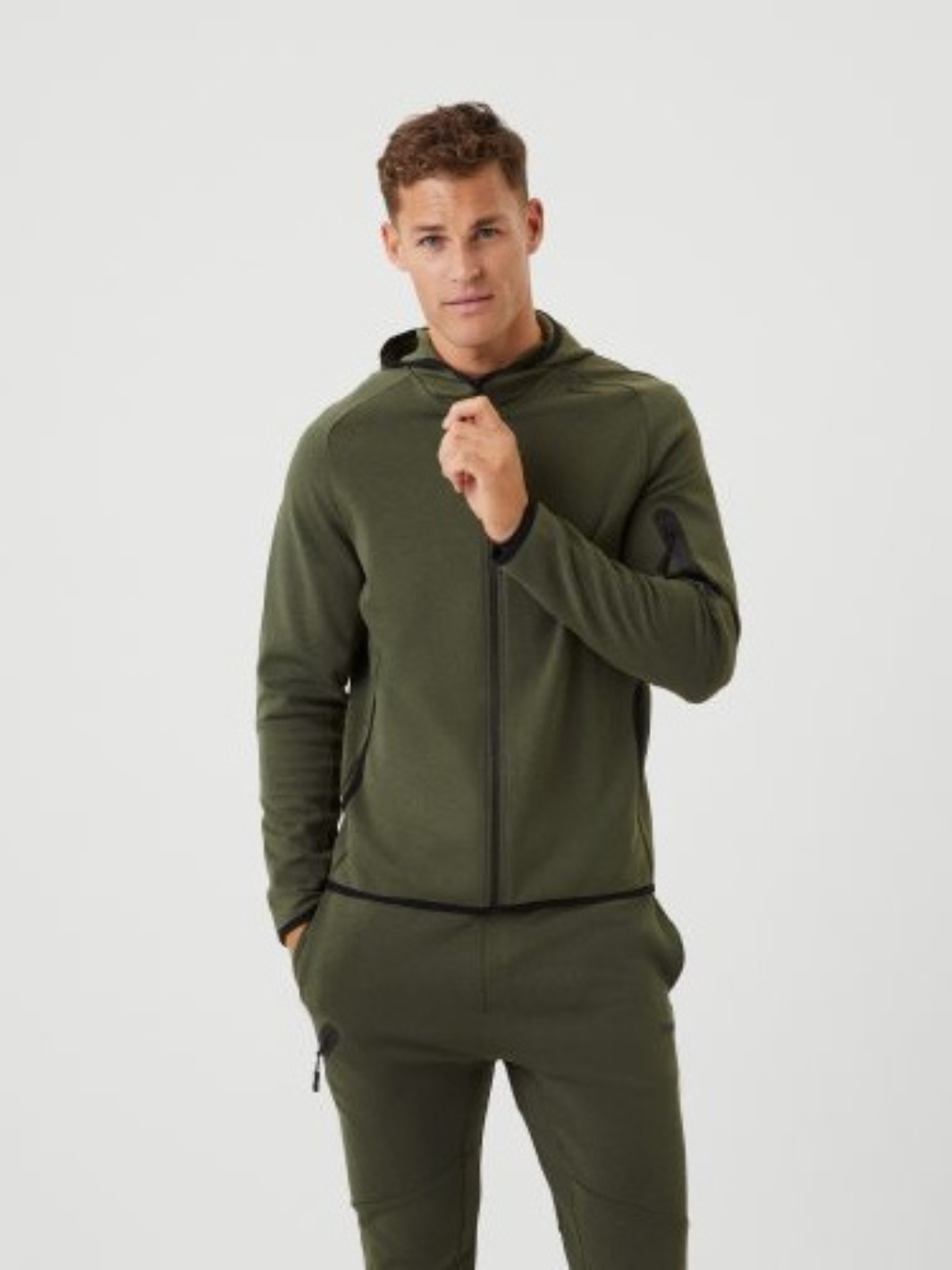 Armygrøn Björn Borg Performance Hoodie
