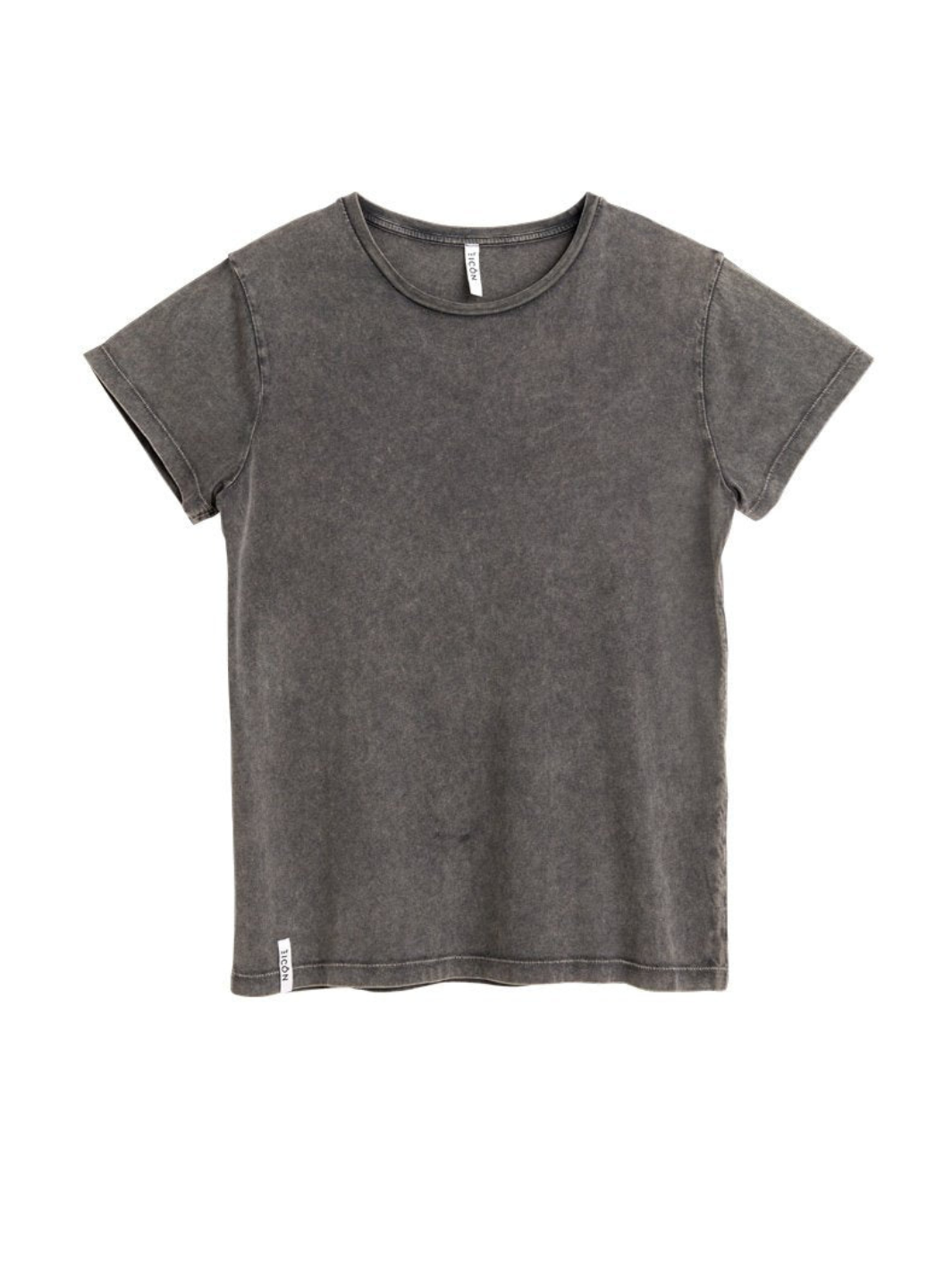 Basic Icôn T-shirt med rund hals för kvinnor