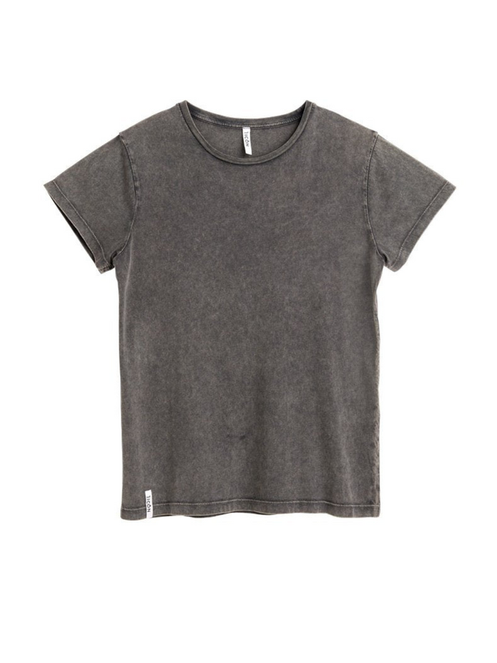 Basic Icôn T-shirt med rund hals för kvinnor