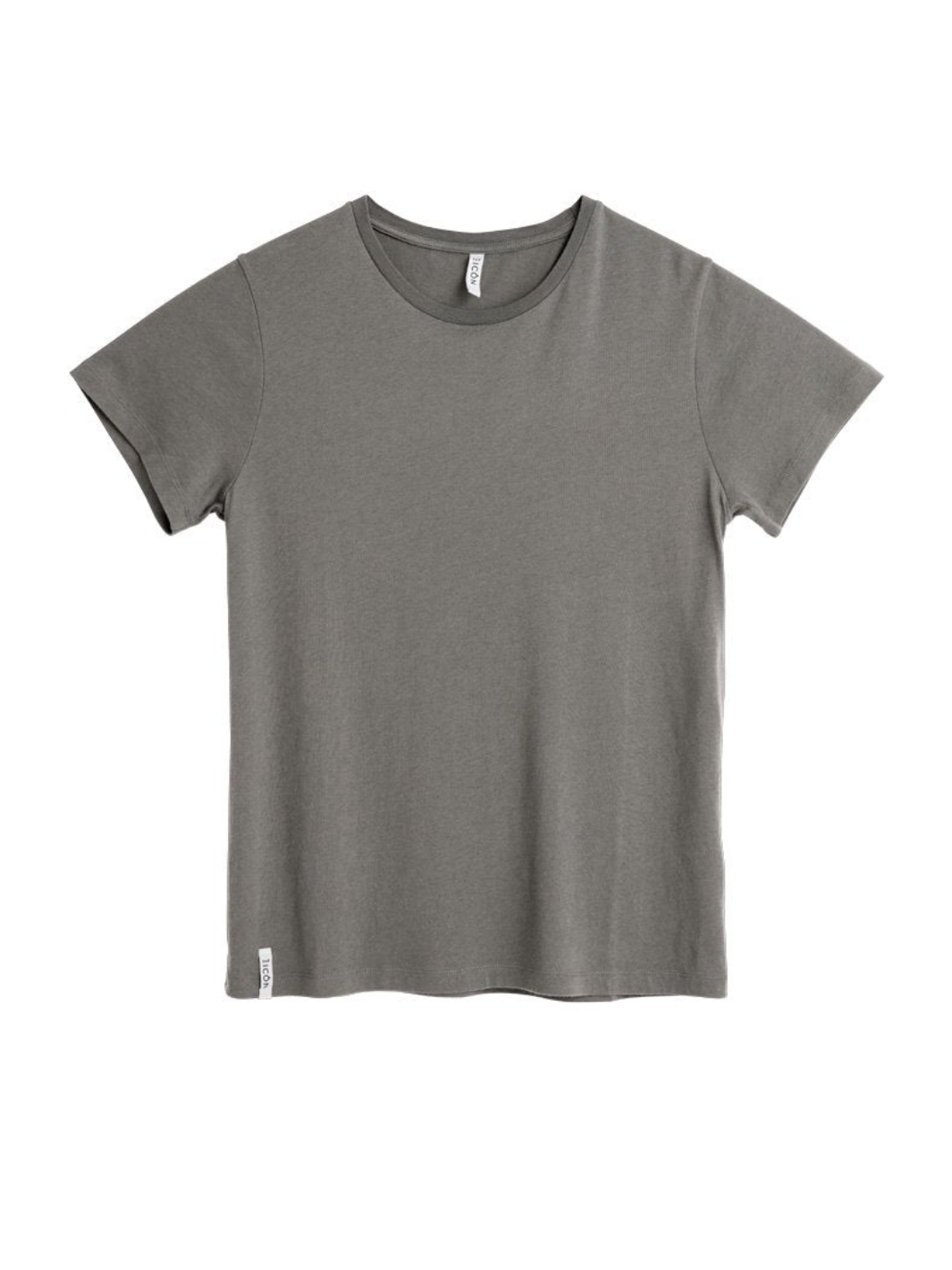 Basic Icôn T-shirt med rund hals för kvinnor