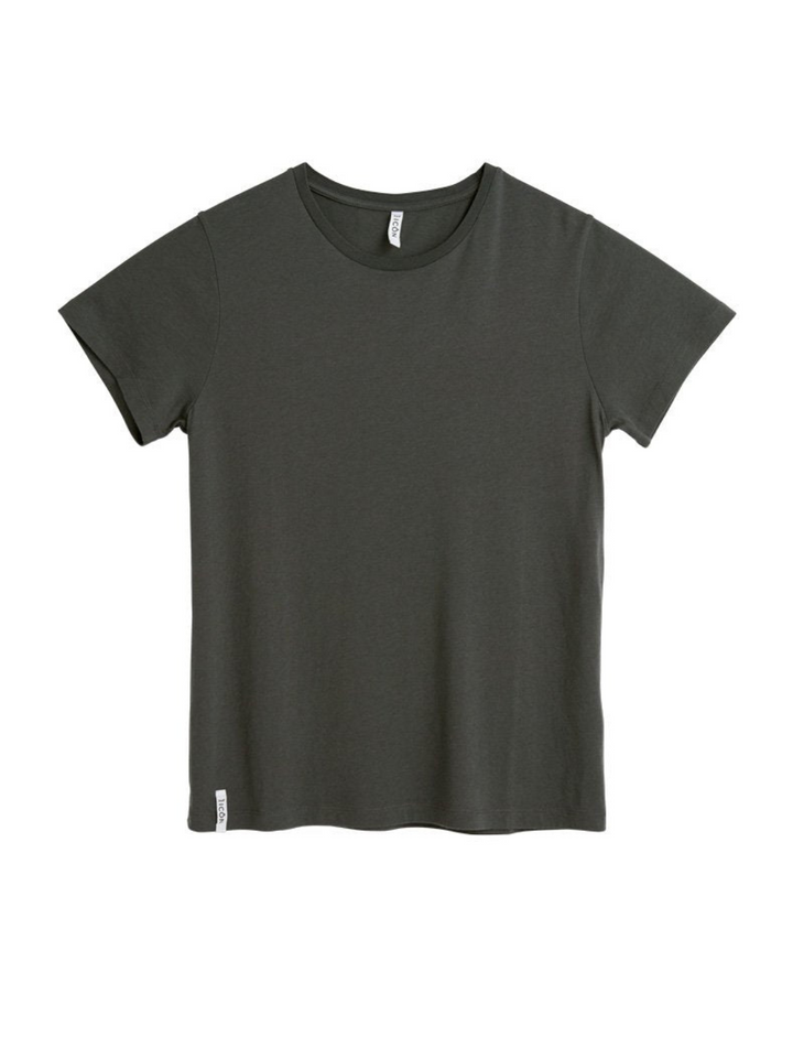 Basic Icôn T-shirt med rund hals för kvinnor