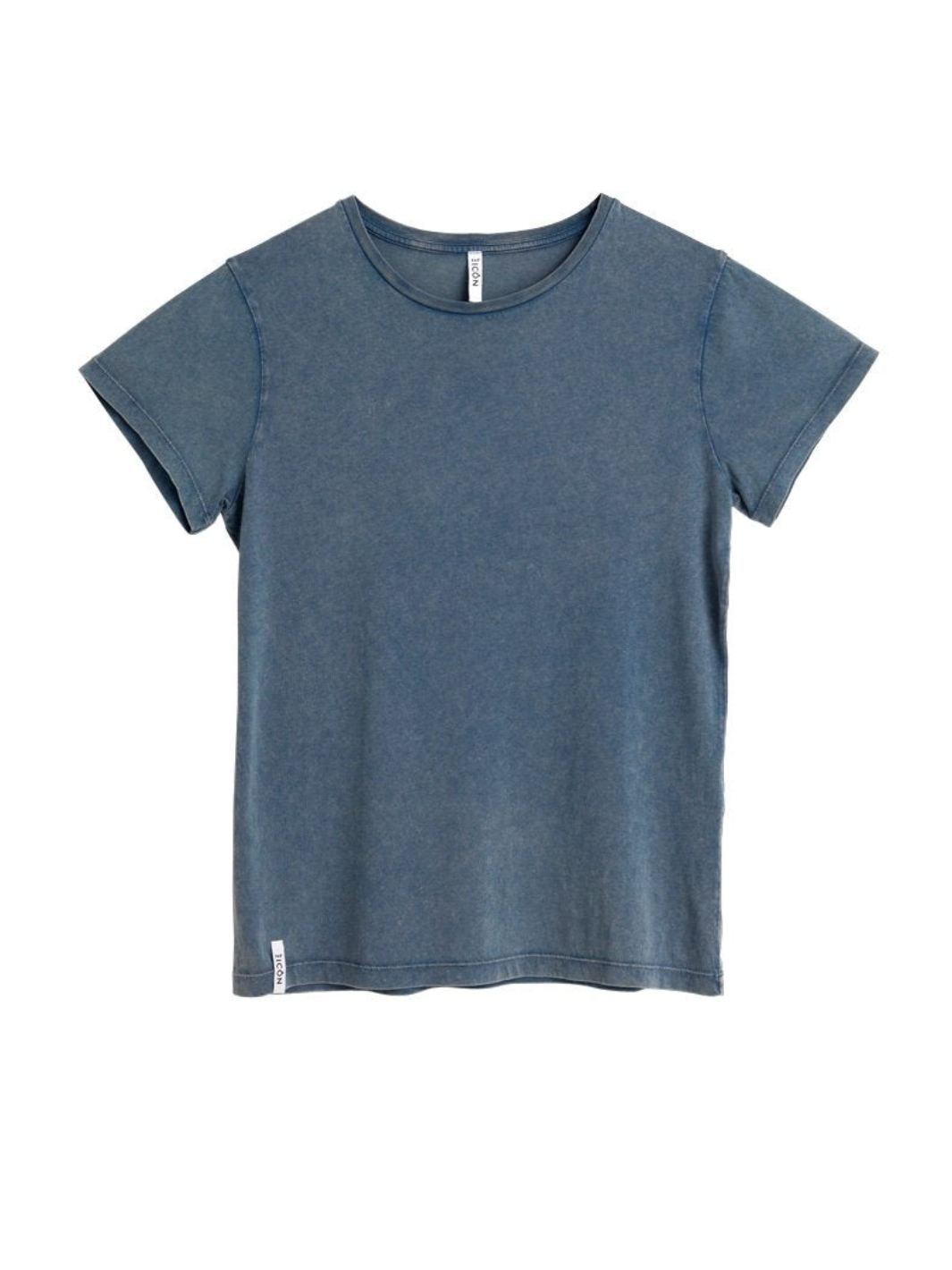 Basic Icôn T-shirt med rund hals för kvinnor