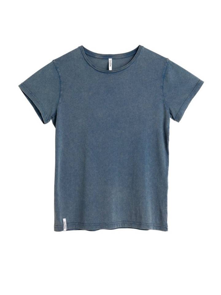 Basic Icôn T-shirt med rund hals för kvinnor