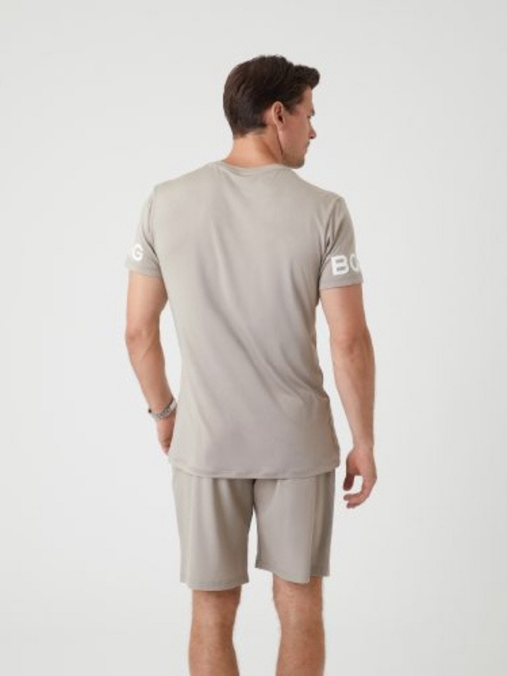 Beige Björn Borg Performance T-Shirt