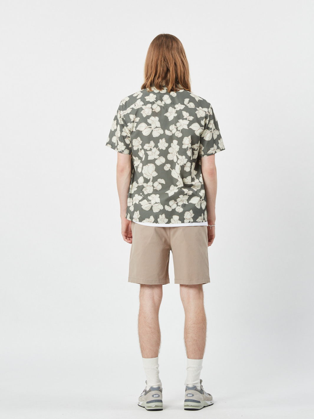 Beige Bratto Mini Shorts för män
