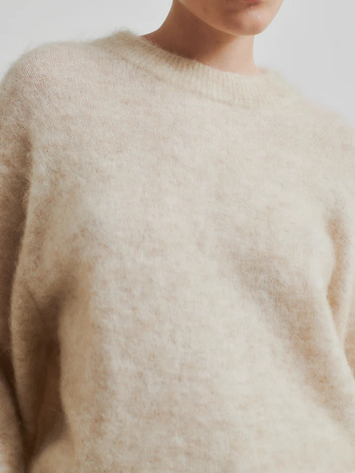 Beige Andra Kvinna Anneleen Stickat