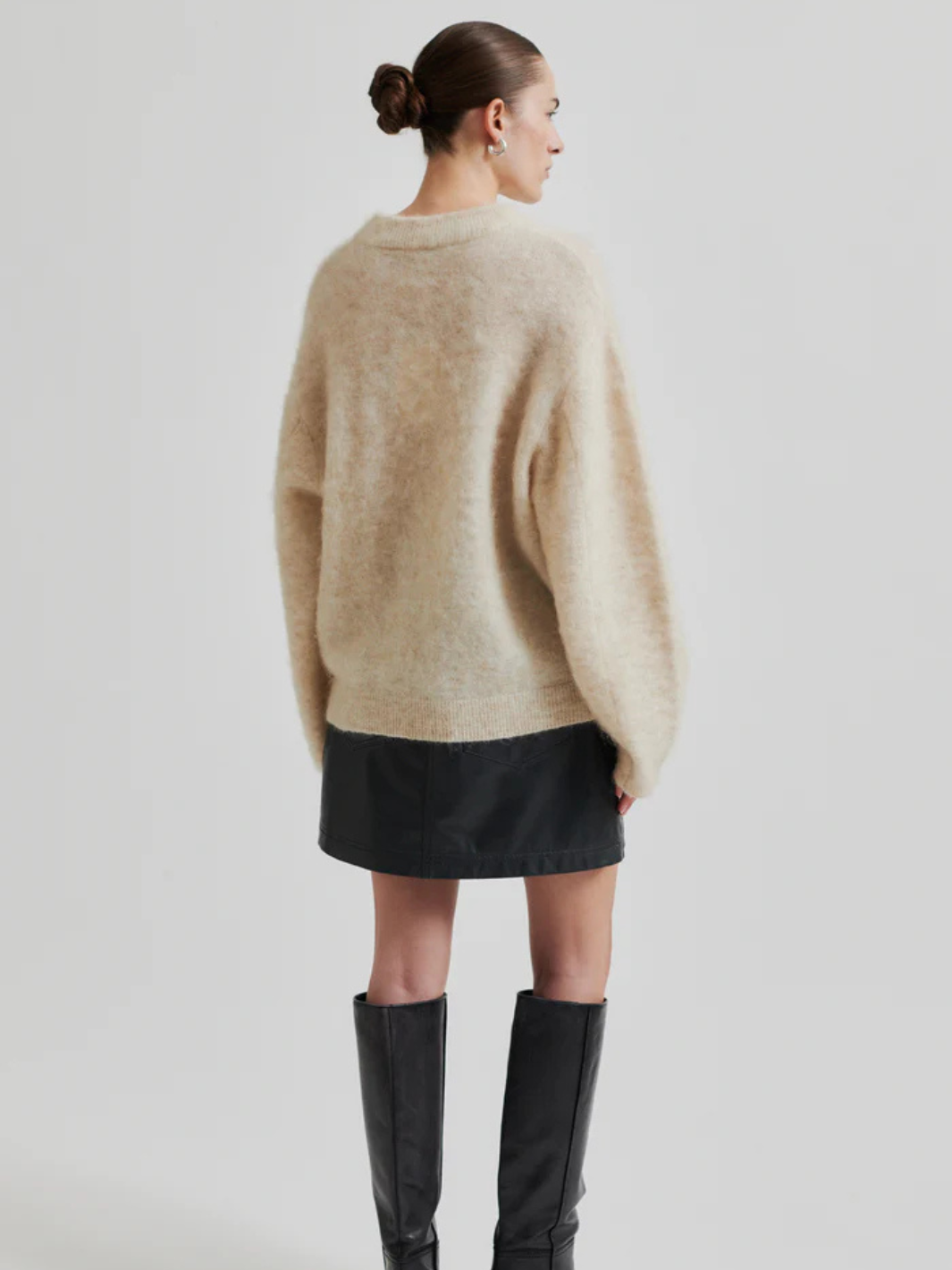 Beige Andra Kvinna Anneleen Stickat