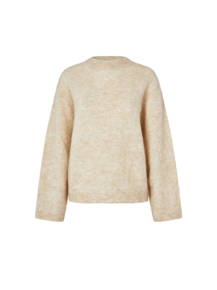 Beige Andra Kvinna Anneleen Stickat