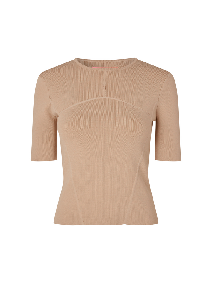 Beige Tina Custommade Slim Fit T-shirt