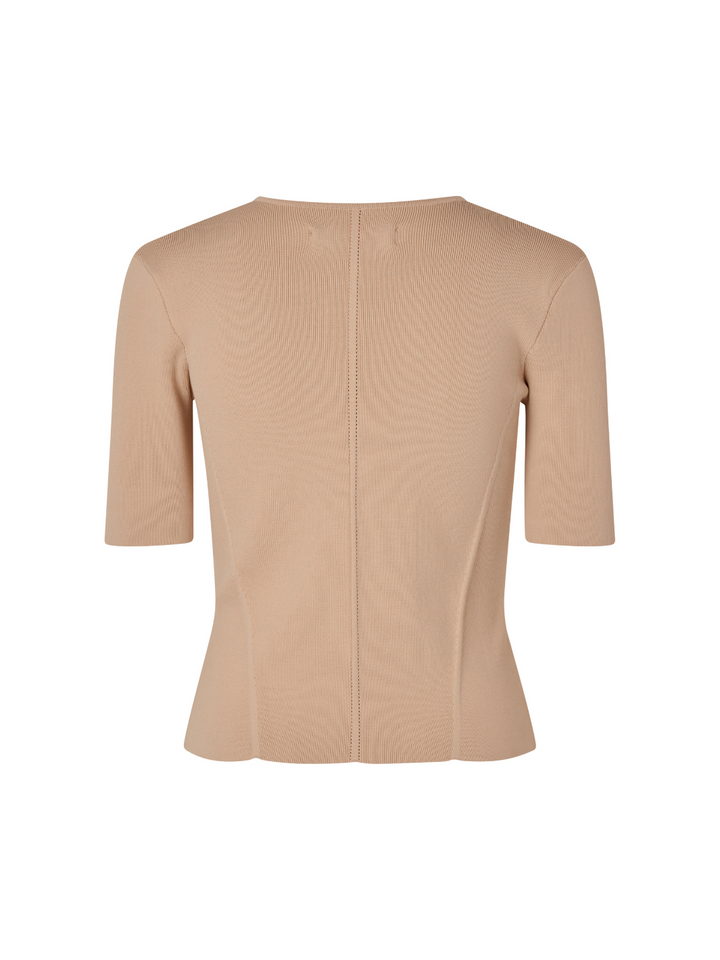 Beige Tina Custommade Slim Fit T-shirt