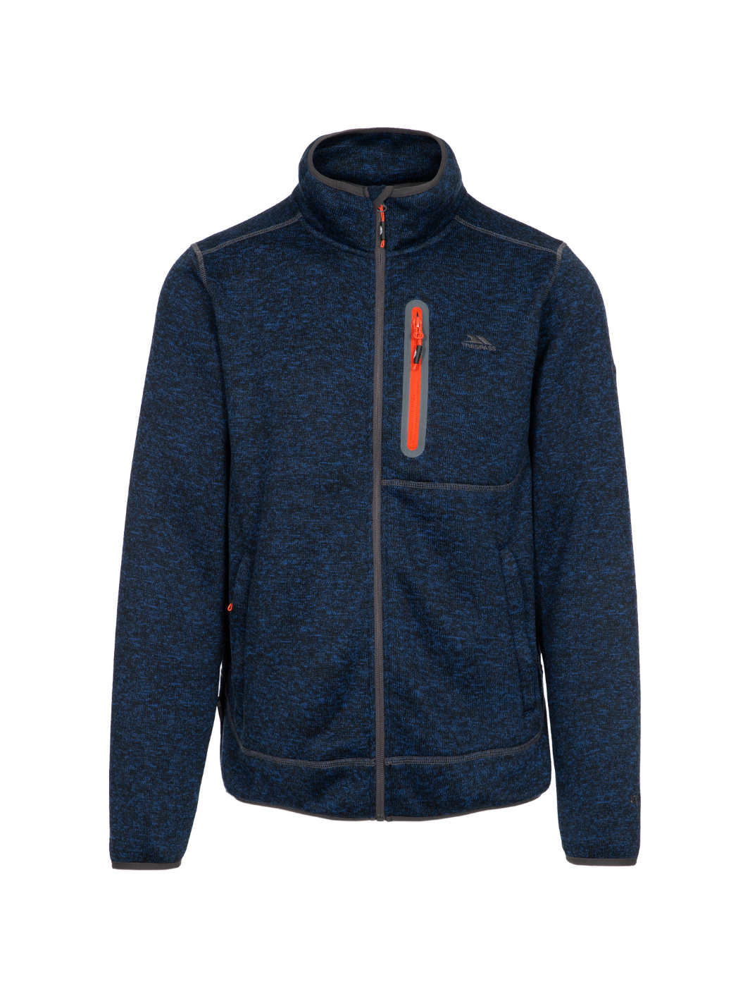 Blå Bingham Trespass Mellanlager Fleece för män