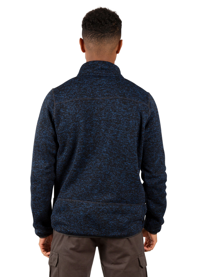 Blå Bingham Trespass Mellanlager Fleece för män