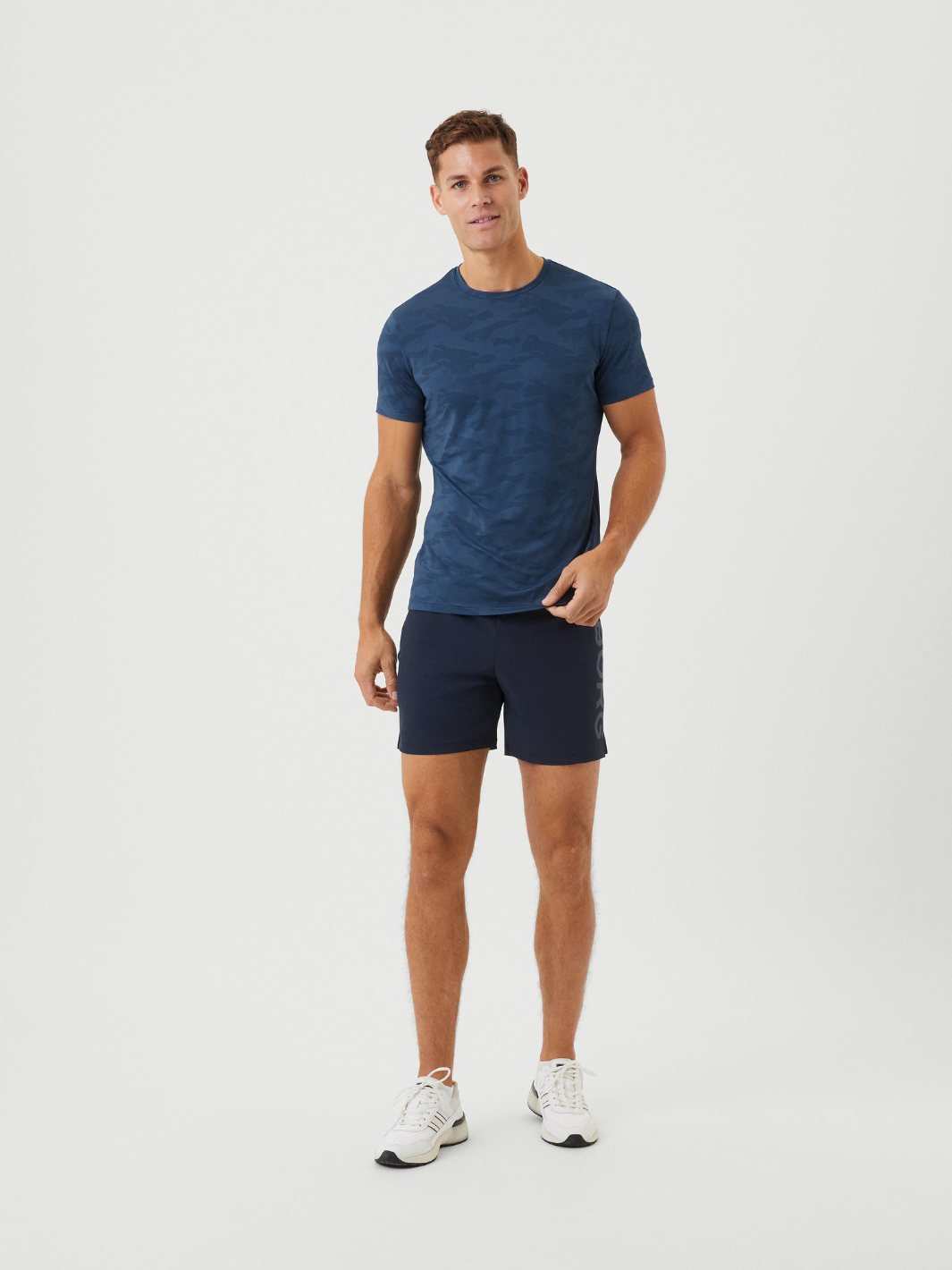 Blå Björn Borg Camo Performance T-shirt
